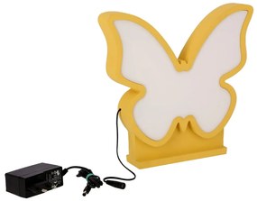 Lampada per bambini gialla Butterfly - Candellux Lighting