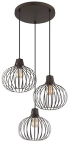 Globo 33379311 - Lampadario a sospensione con cavo MATEO 3xE27/40W/230V