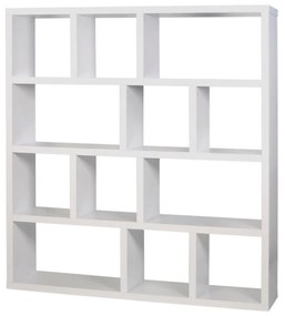 Libreria bianca 150x159 cm Berlin - TemaHome