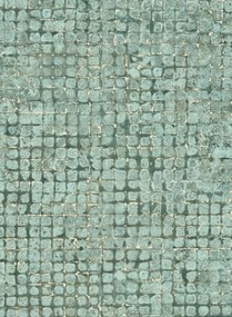 Arte International Carta da parati Mosaico - Teal