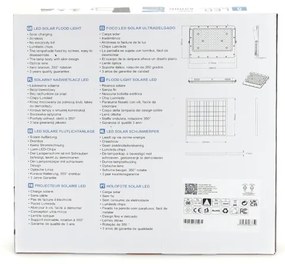 Aigostar - LED Faro solare dimmerabile LED/200W/3,2V IP65 + +TC