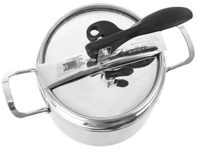 Pentola a pressione in acciaio inox con coperchio , 5 l Profi - Orion