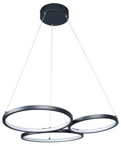 Rabalux 72297 - Lampadario LED a sospensione con filo FORMAND LED/38W/230V nero