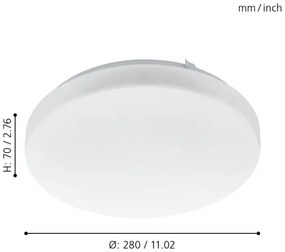 Eglo 97871 - Plafoniera LED FRANIA LED/11,5W/230V