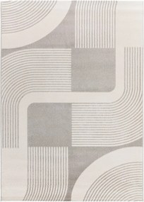 Tappeto grigio chiaro/avorio 200x290 cm Flora – Universal