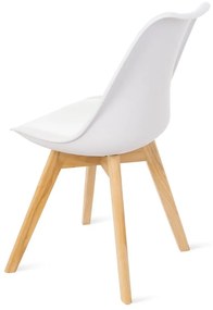 Set di 2 sedie bianche con gambe in faggio Retro - Bonami Essentials