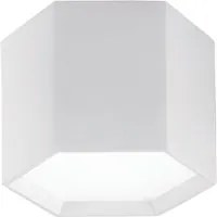 Plafoniera LED VORTEX in gesso bianco verniciabile 12W con interruttore CCT