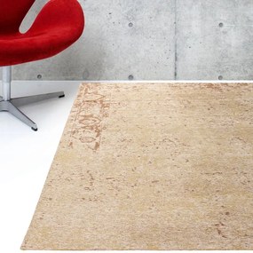 Tappeto Velluto natale beige, L 230 x L 155 cm