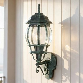 Applique da Esterno Storica E27 IP54 Verde Anticato - Serie BELLINI 1A