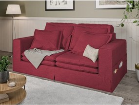 Divano rosso 196 cm Nora – Ropez