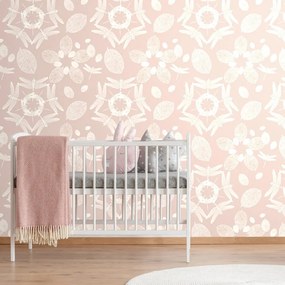 Carta da parati – Libellule rosa nel cerchio Mandala