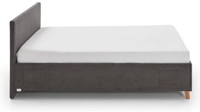 Letto da bambini color antracite imbottito rete non inclusa 120x200 cm Cool – Meise Möbel