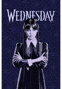 Coperta per bambini blu scuro in vello 100x150 cm Wednesday – Jerry Fabrics