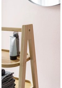 Mensola da bagno in bambù nero/naturale 44x80 cm Ecori - Wenko