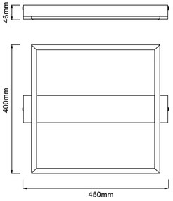 Brilliant-Plafoniera LED dimmerabile LONEOS LED/24W/230V
