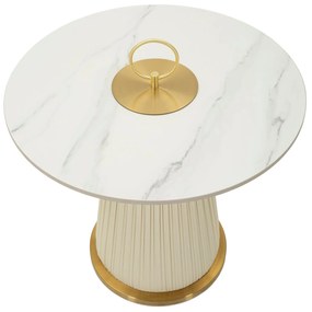 Tavolinetto Nova Cm Ø 60X54 Elegante Design Moderno