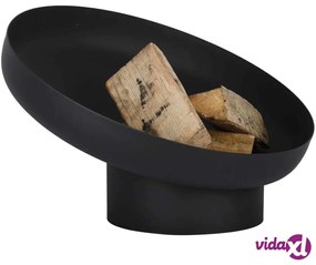 Esschert Design Braciere Inclinato in Acciaio Nero FF402