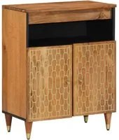 Credenza 60x33x75 cm in Legno Massello di Mango 358309