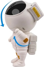 Retlux - Proiettore LED per bambini 230V astronauta 23,3 cm + telecomando