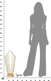 Portaombrelli in oro, altezza 60 cm Glam - Mauro Ferretti