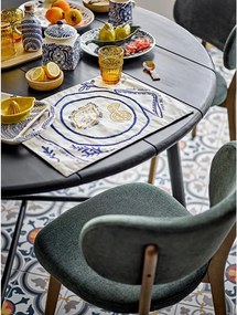 Sedia da pranzo verde scuro/marrone Cally – Bloomingville