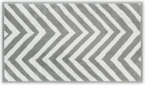 Asciugamano in cotone bianco-grigio 33x33 cm Chevron - Foutastic