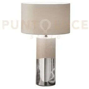 Lume tataka rosa cipria con paralume in velluto 1 luce attacco e27 ...