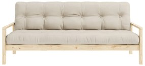 Divano letto beige 205 cm Knob - Karup Design