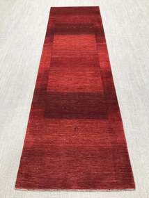 Loribaft Tappeto 90 x 300 Rosso (Iran) Annodato A Mano