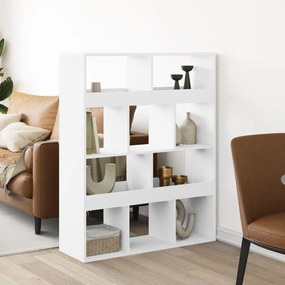 Divisorio Stanza Bianco 100x33x125,5 Cm İn Truciolato /