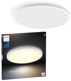 Plafoniera LED design Tento White 55cm WH Ø  cm, luce con 3 temperature di colore dimmerabile, 3500 lumen PHILIPS HUE