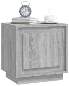 Comodini 2 pz Grigio Sonoma 44x35x45 cm in Legno Multistrato