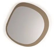 Specchio sagomato 45x46 cm FILL con cornice Bronzo