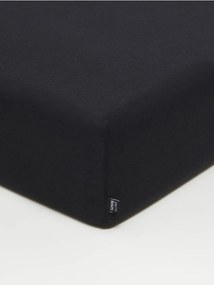 Sinsay - Lenzuolo in cotone con elastico - nero