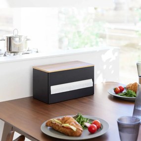 Portarotolo da cucina verticale nero in metallo Rin – YAMAZAKI