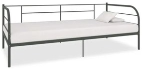 Telaio Divano Letto Grigio in Metallo 90x200 cm