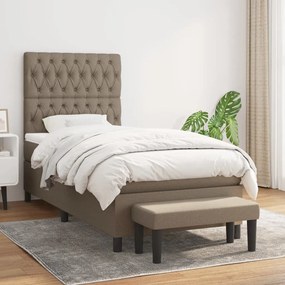 Giroletto A Molle Con Materasso Tortora 100x200 Cm İn Tessuto /