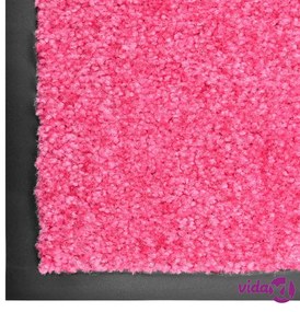 vidaXL Zerbino Lavabile Rosa 90x150 cm