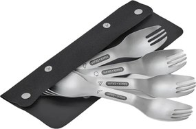 Set di forchette argentato in acciaio inox 4 pz Spork – Black + Blum