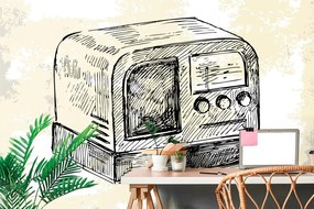 Carta da parati – Radio retrò