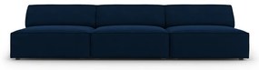 Divano in velluto blu scuro 240 cm Jodie - Micadoni Home