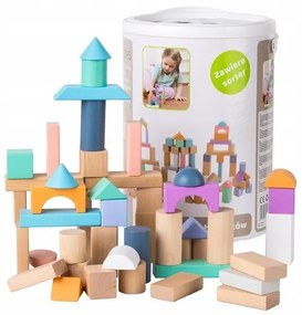 Cubi colorati in legno per bambini 100 pz