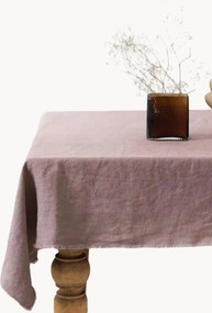 Tovaglia in lino fatta a mano Ashes of Roses
