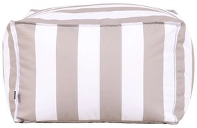 Pouf da giardino bianco e grigio – Bonami Essentials