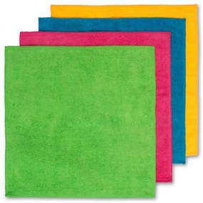 Set di 4 panni in microfibra , 30 x 30 cm Colors - Vileda