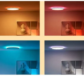 WiZ - LED RGBW Plafoniera dimmerabile RUNE LED/21W/230V Wi-Fi nero