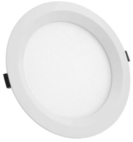Faro LED da Incasso 42W IP54 Foro Ø210mm UGR19 con driver Philips Colore Bianco Variabile CCT