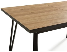 Tavolo da pranzo con piano in rovere 90x140 cm Cleo - Marckeric