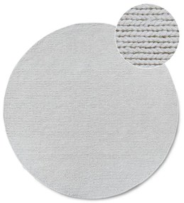Tappeto rotondo bianco in lana tessuto a mano ø 200 cm Francois – Villeroy&amp;Boch