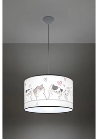 Sollux SL.1419 - Lampadario a sospensione per bambini CAT 1xE27/15W/230V diametro 40 cm